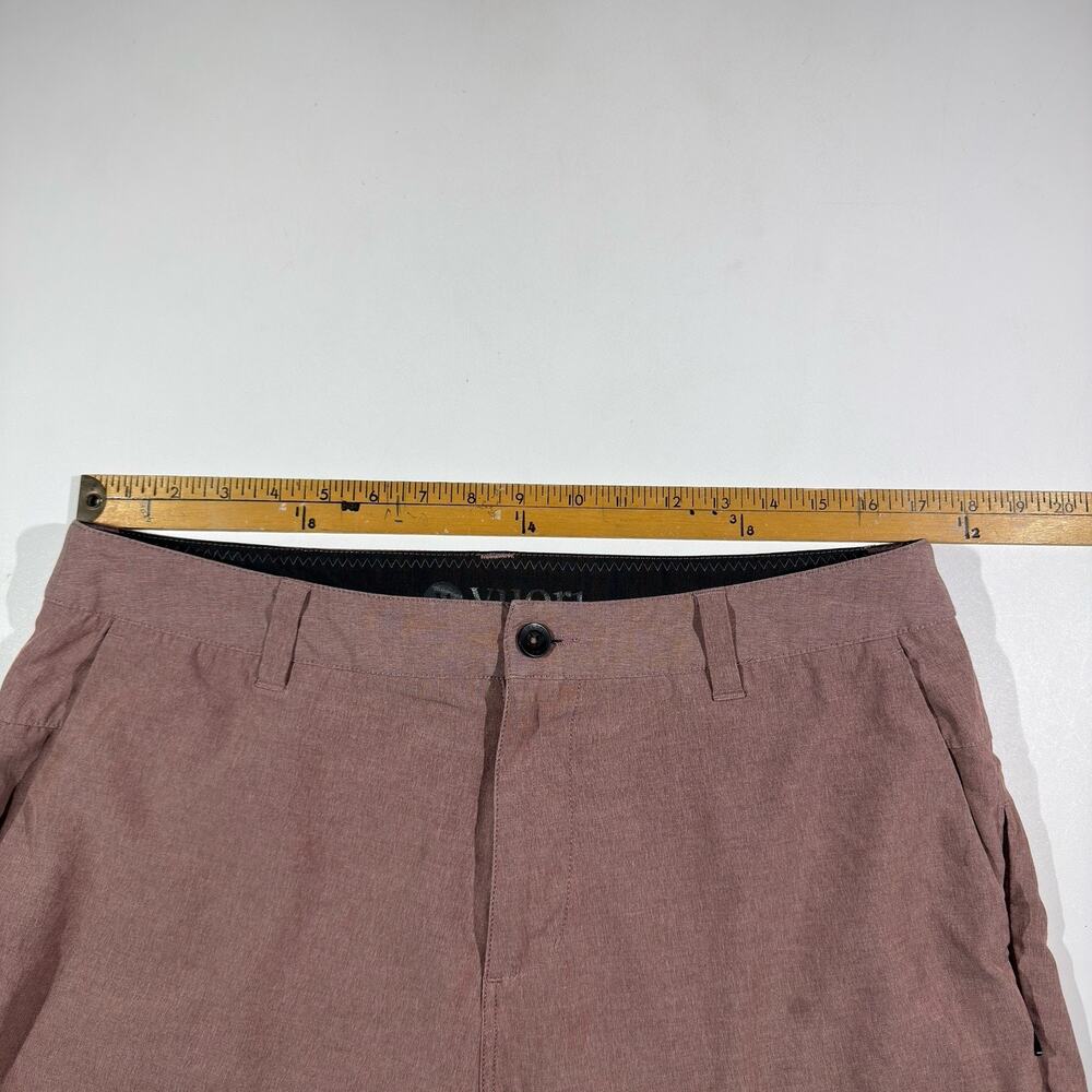 Vuori Aim Shorts Men's Sz 33 8" Performance Chino Golf Salmon Pink Stretch V368 - Picture 5 of 8